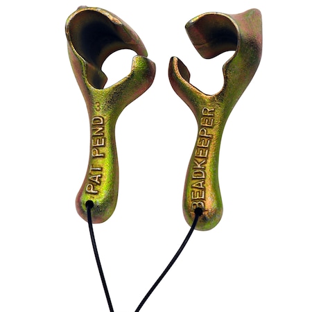 Shark Industries Beadkeeper-Pair Connected by Nylon Rope of Drop Forged Steel 51677